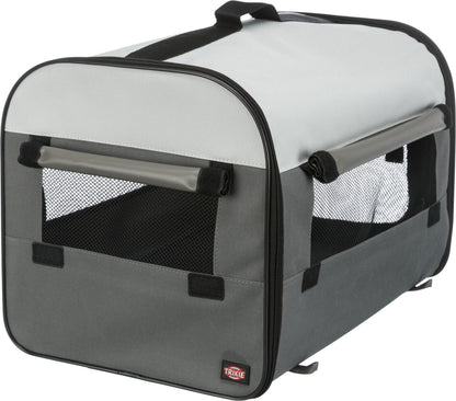 Trixie Mobile Kennel Basic dunkelgrau/hellgrau, diverse Größen Draußen und Drinnen