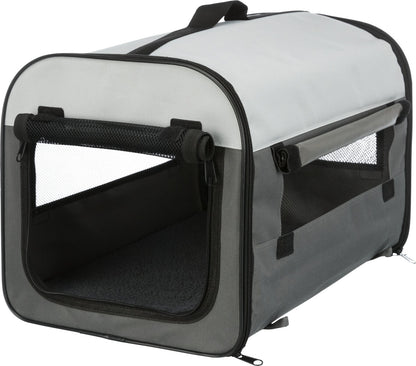 Trixie Mobile Kennel Basic dunkelgrau/hellgrau, diverse Größen Draußen und Drinnen