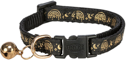 Trixie Halsband Katze mit abnehmbarer Schelle Mond Sonne Motiv Katzenhalsband