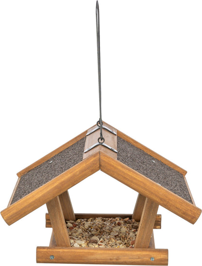 Trixie Vogelfutterhaus zum Aufhängen Futterhaus braun Vogelhaus Vogel