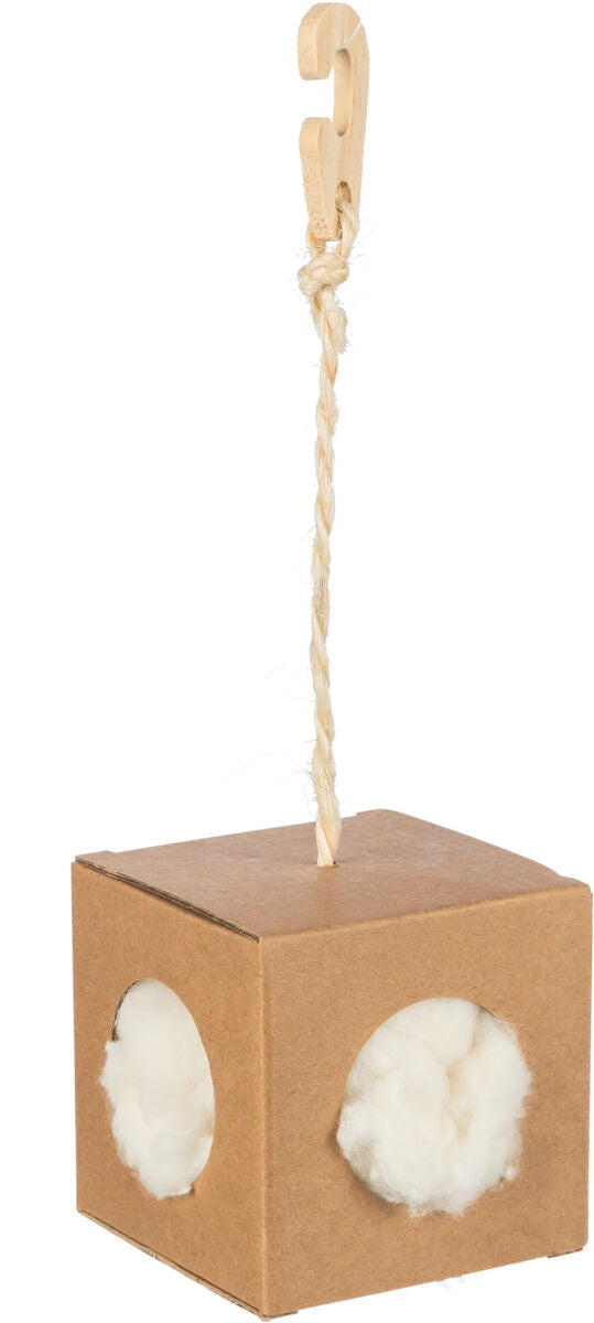 Trixie Box für Nistmaterial mit Kapok Pappe Kleinnager Hamster Mäuse Ratten