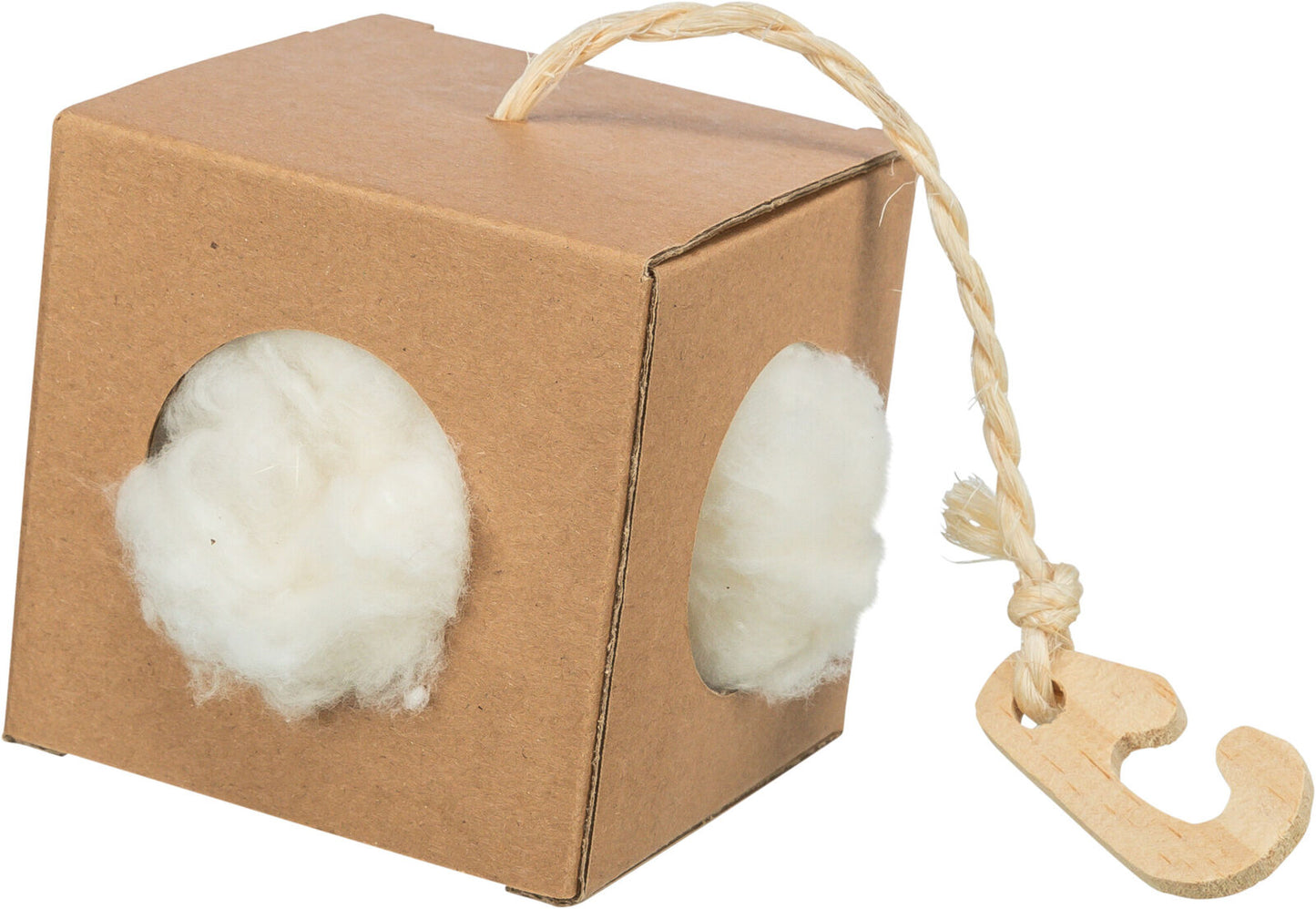Trixie Box für Nistmaterial mit Kapok Pappe Kleinnager Hamster Mäuse Ratten
