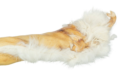Trixie Hunde Kaninchenhautrolle mit Fell ideal für Allergiker Leckerlie Snack