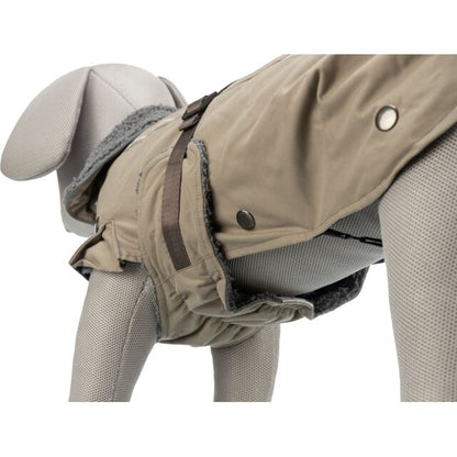 Trixie Mantel Wintermantel Rouen Hundemantel wattiert gesteppt 2 in 1 sand