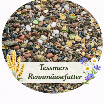 Premium Rennmäusefutter 950 g Eiweißreiche und abwechslungsreiche Mischung Alleinfuttermittel