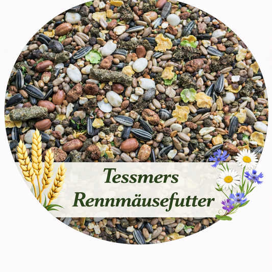 Premium Rennmäusefutter 950 g Eiweißreiche und abwechslungsreiche Mischung Alleinfuttermittel