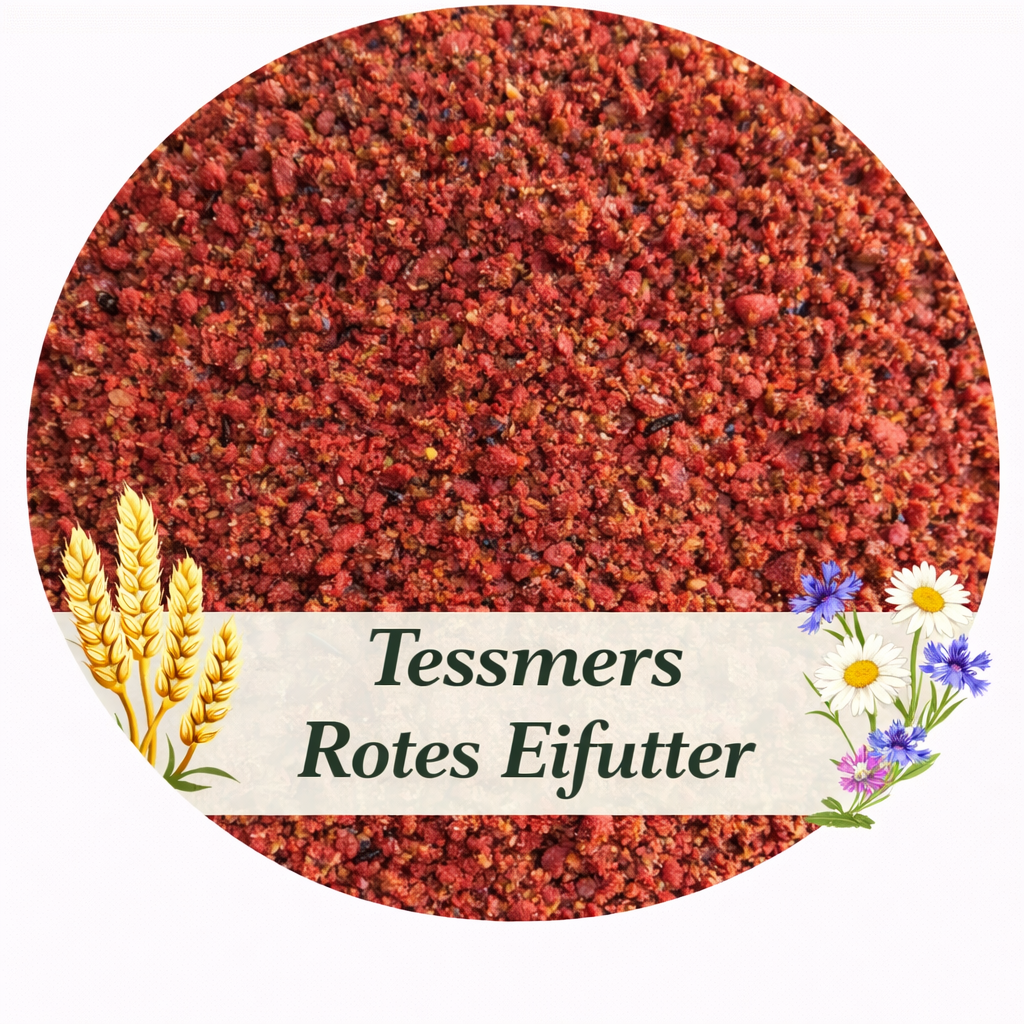 Tessmers Premium Eifutter rot 950 g Aufzuchtfutter Canthaxanthin Kanarien Exoten
