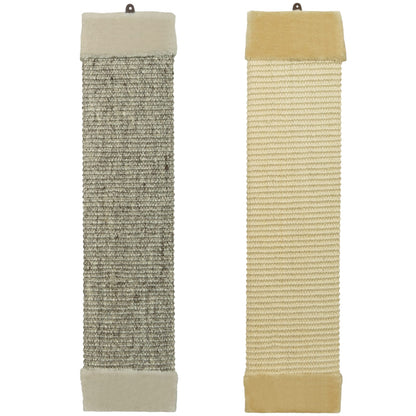 Nobby Kratzbrett grau beige 61x15cm Plüsch Sisal Katze Kratzmatte Kratzspielzeug