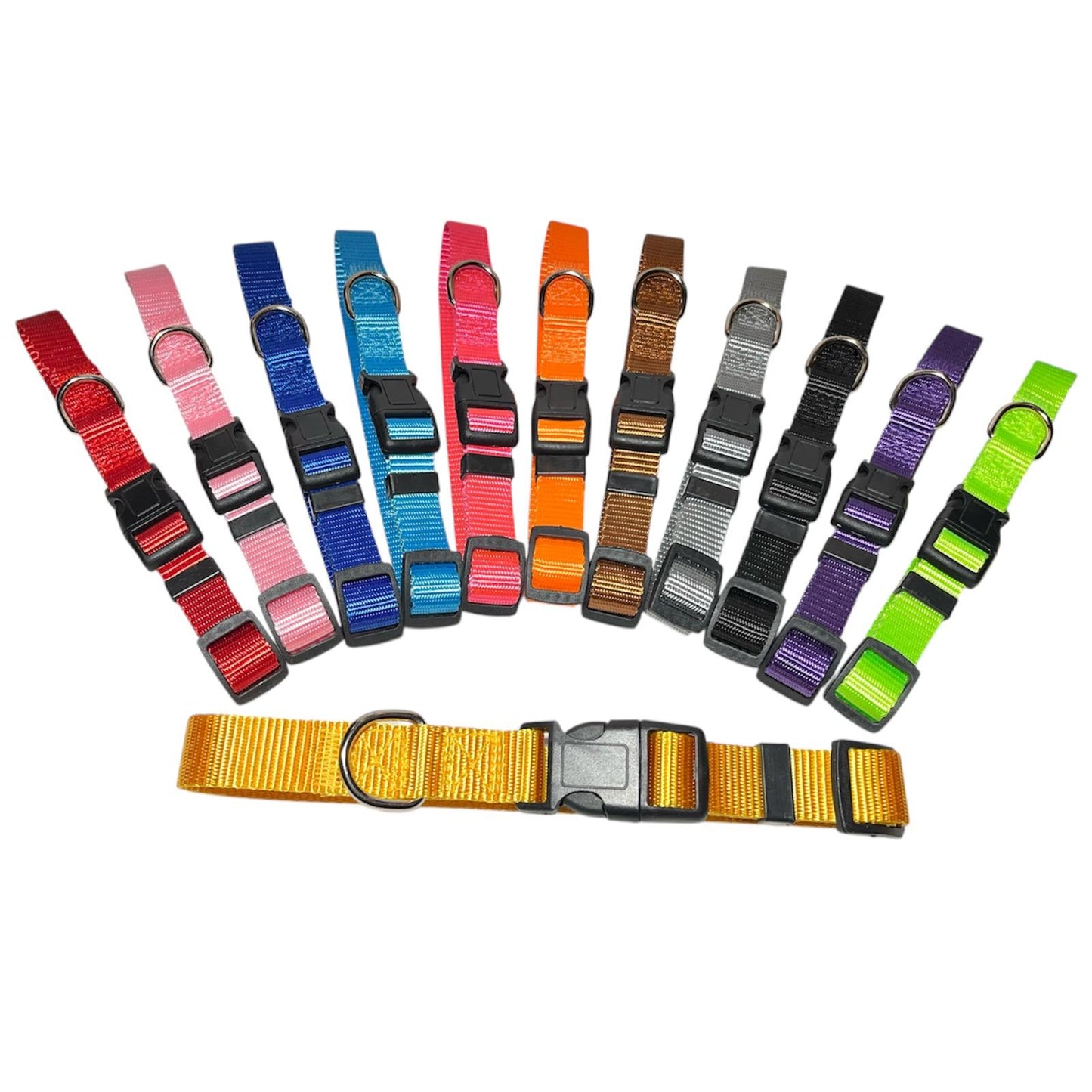 Premium Halsband Hundehalsband Regulierbare Hunde Nylon 12 Farben