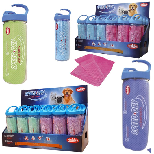Nobby Hundehandtuch SPEED DRY COMFORT 66x43cm DIV. FARBEN Handtuch Hund Katze