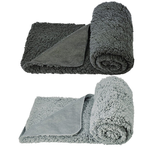 Nobby Fleece Plaid "TEDDY" kuschelige Decke Plüsch extra warm Hund Katze