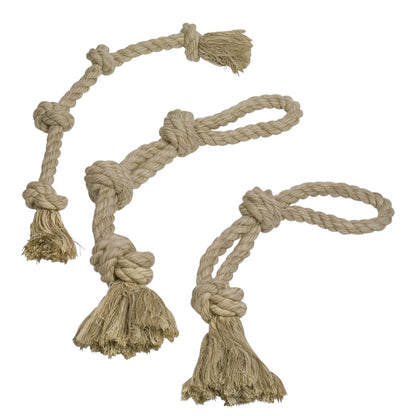 Nobby Spielseil Sisal-Cotton-Mix Tau Spieltau Knotenseil Zahnpflege Hund