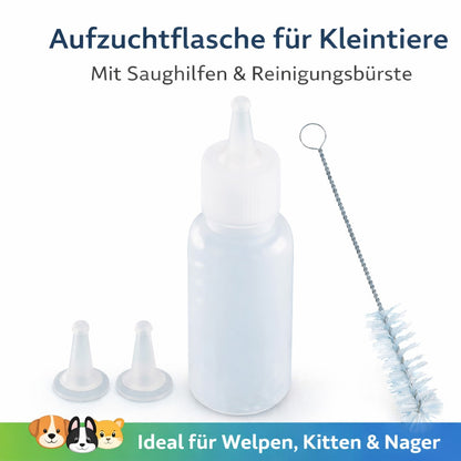 Nobby Aufzuchtflasche 50ml Saugflasche Säugehilfe Kleintiere Katzen Hunde