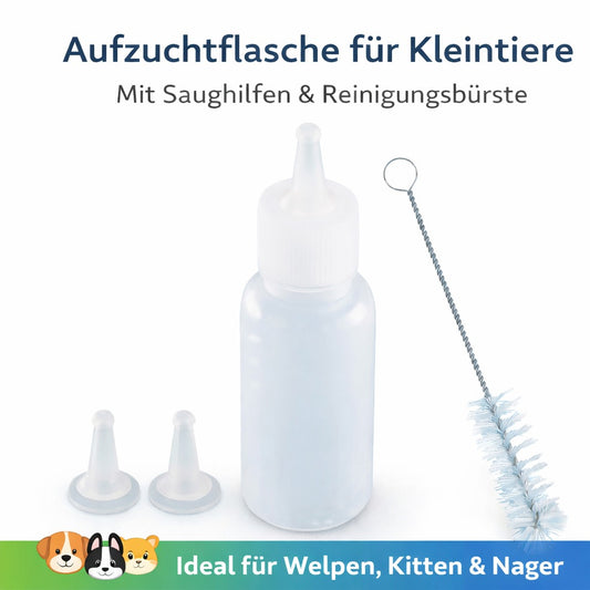 Nobby Aufzuchtflasche 50ml Saugflasche Säugehilfe Kleintiere Katzen Hunde