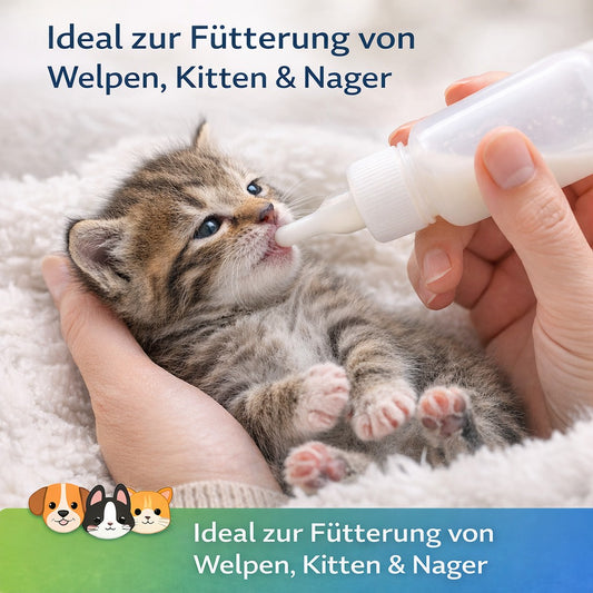 Nobby Aufzuchtflasche 50ml Saugflasche Säugehilfe Kleintiere Katzen Hunde
