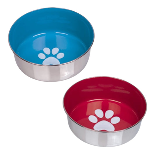Nobby Edelstahlnapf Heavy Paw rutschfest Fressnapf Futternapf Wassernapf Hund