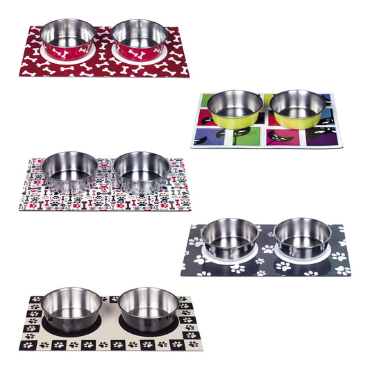 Nobby Magnetic-Set Fressnapf Futternapf Wassernapf Hundebar Katzenbar Hund Katze
