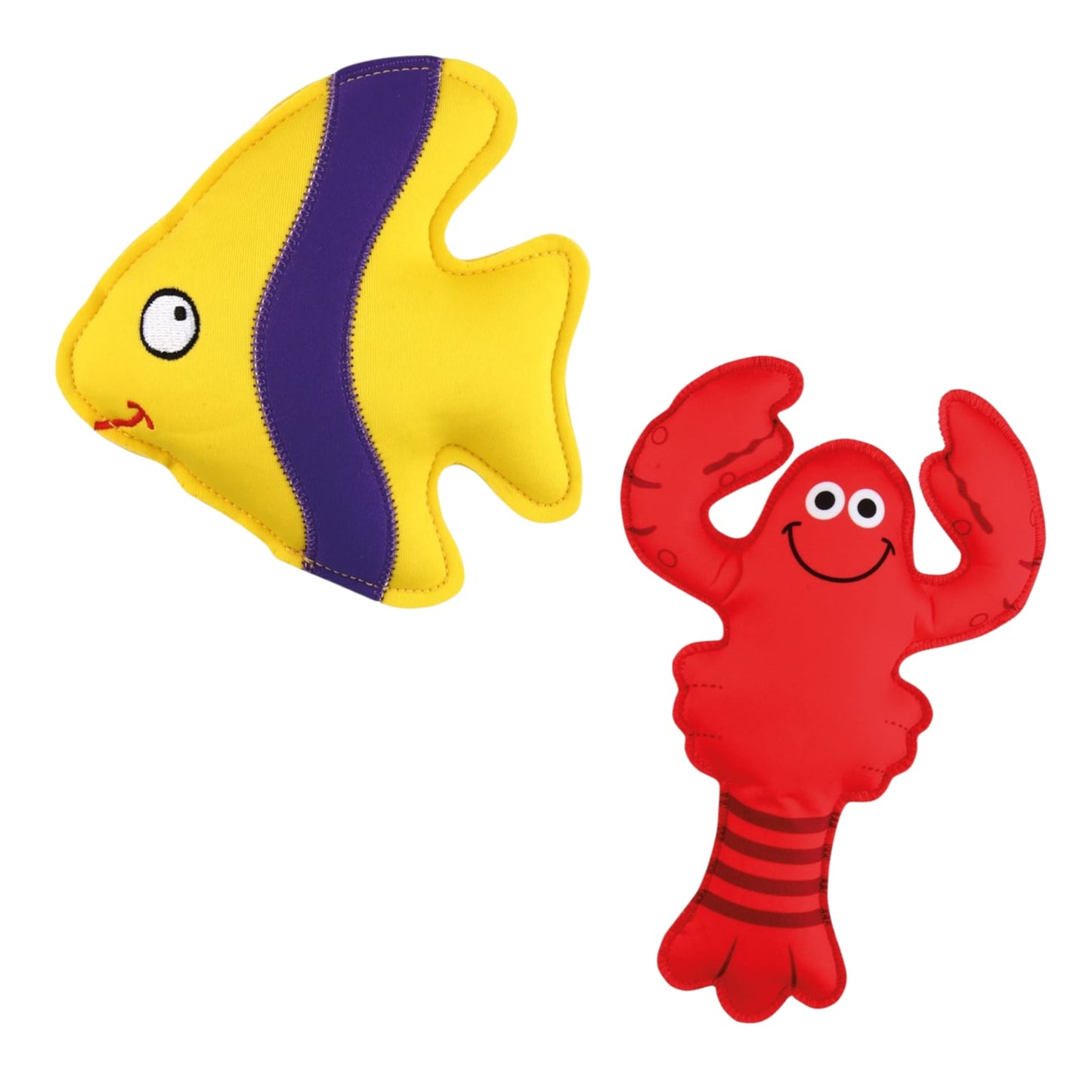 Nobby Hundespielzeug Fisch Hummer Floating quietschend schwimmt Spielzeug Hund