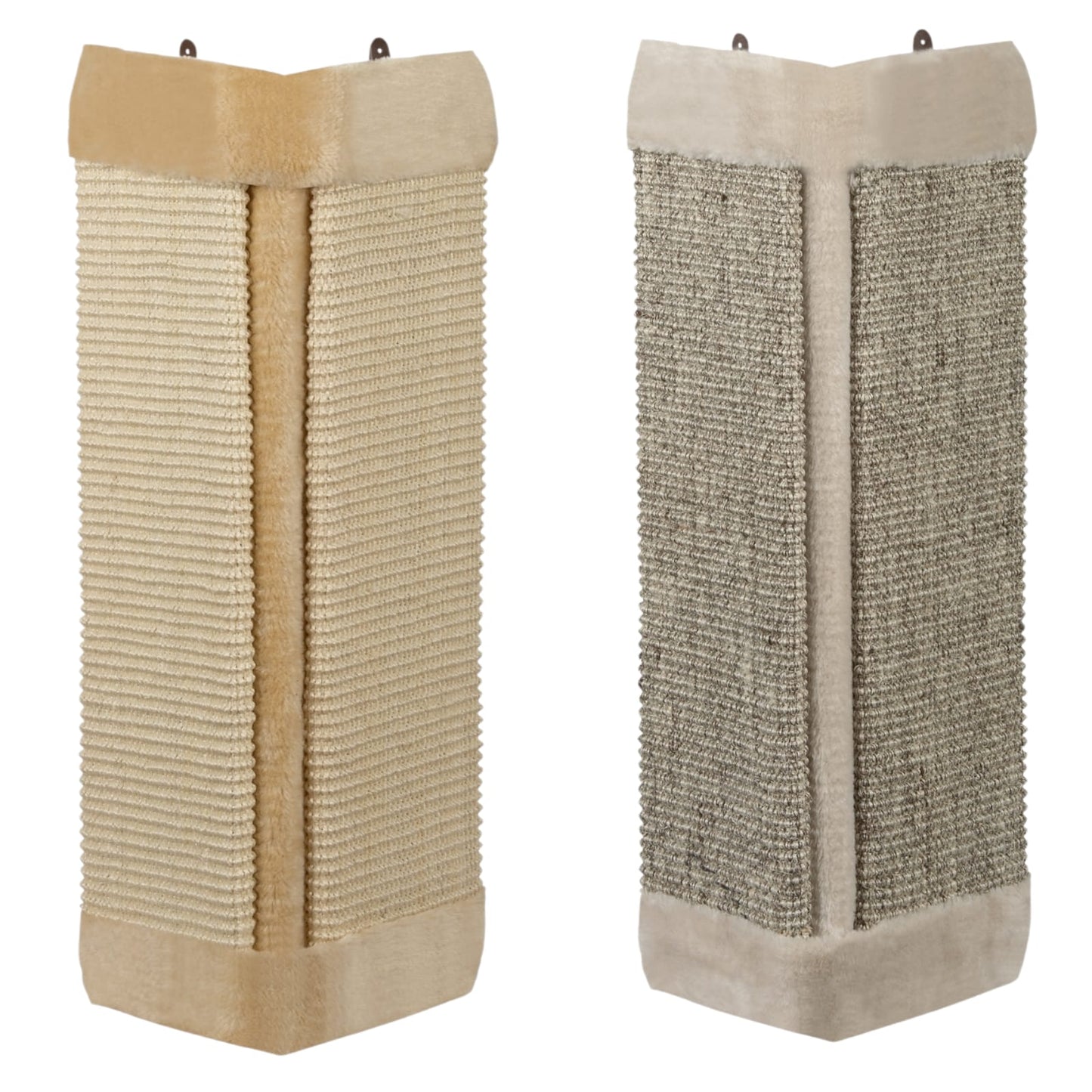 Nobby Kratzecke grau beige Plüsch Sisal Katze Kratzmatte Kratzbrett Kratzen