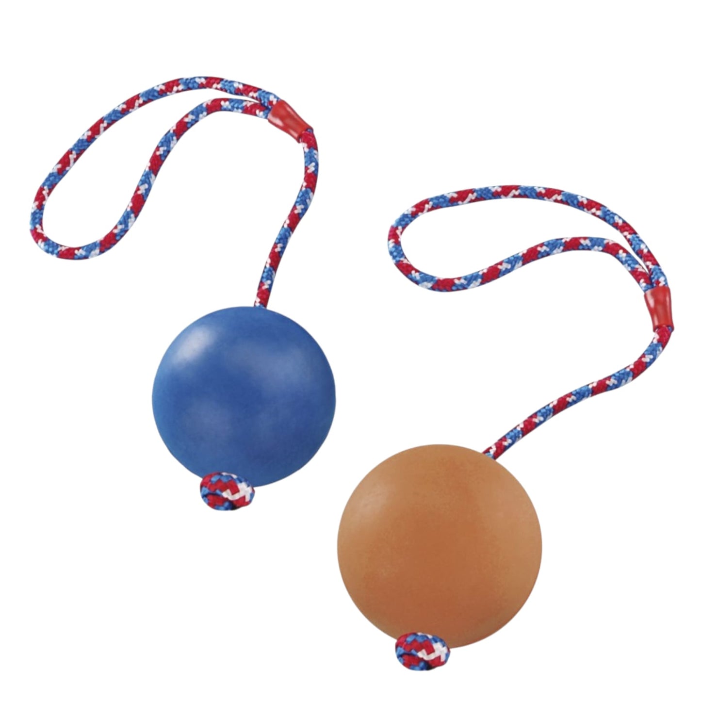 Nobby Vollgummi Ball mit Seil Hundespielzeug Spielzeug Hund