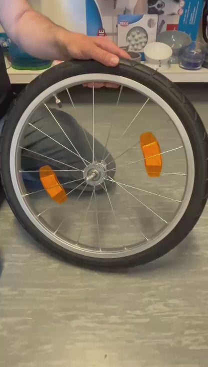 Ersatzrad für Fahrrad Anhänger Hund Trixie 12810/ 12813 / 12814 / 12816 CHROM
