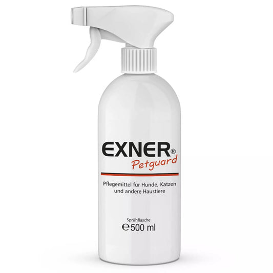 EXNER Petguard Sprühflasche 500ml vorbeugend gegen Grabmilben Hautpilz Räude usw.